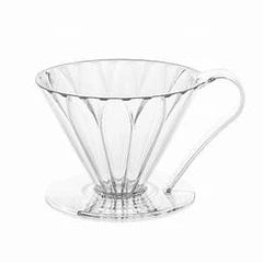 Cafec - FLOWER DRIPPER | 04 cup (Clear)
